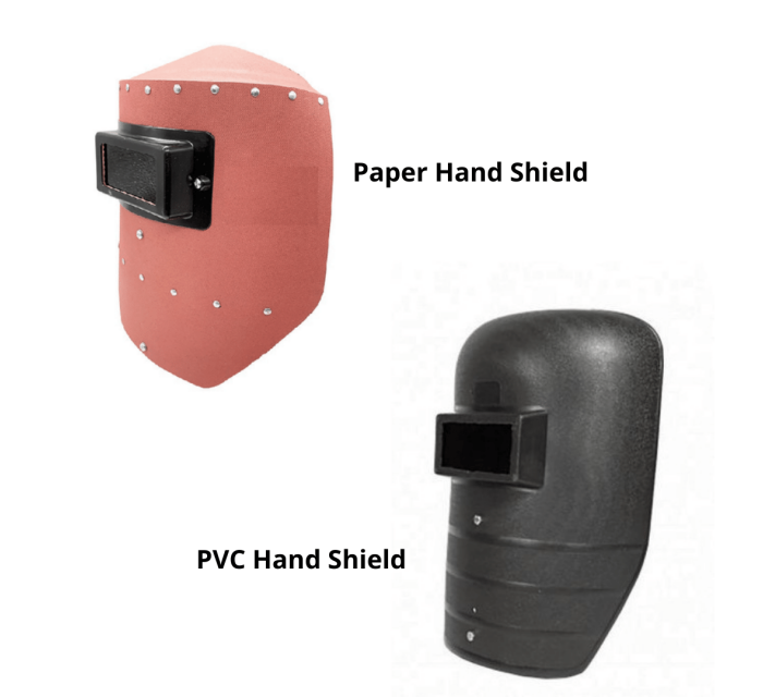 Welding hand shield discount